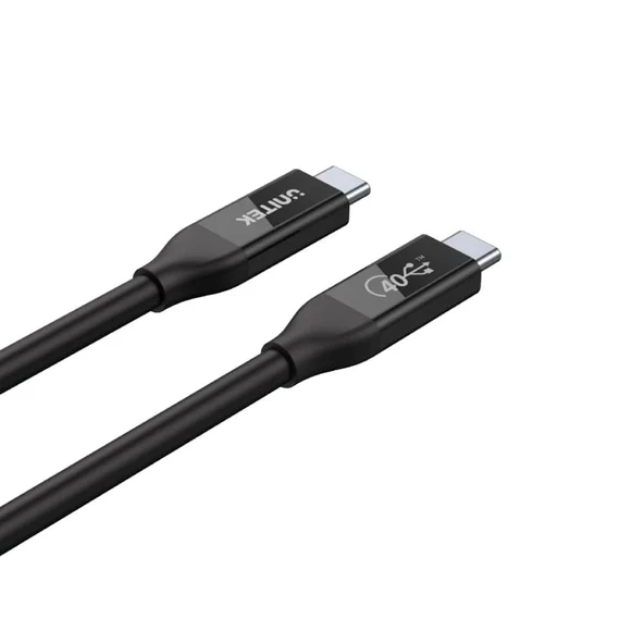 UNITEK USB4 THUNDERBOLT KABLO 0.8MT(C14100BK-0.8M) - 2