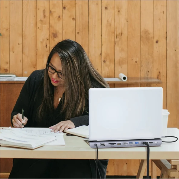 UNITEK USB-C 11in1 UNIVERSAL DOCKING MST (D1022B) - 5