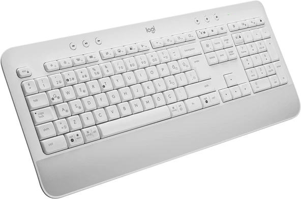 LOGITECH K650 TAM BOYUTLU KABLOSUZ TÜRKÇE Q KLAVYE BEYAZ 920-010973 - 4