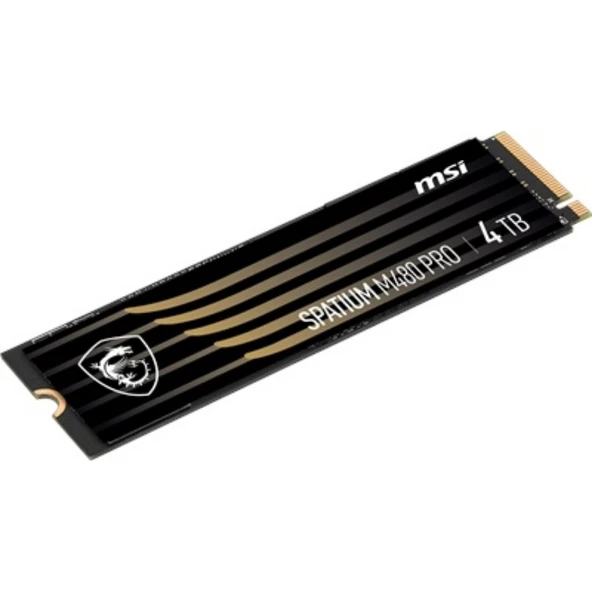 4TB MSI SPATIUM M480 PRO NVME M.2 SSD - 7