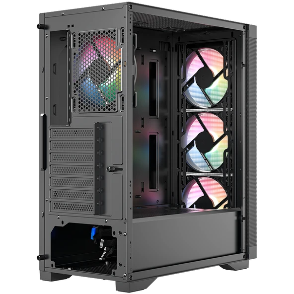 FRISBY FC-9480G 600W 80+ BRONZE 4X RGB MESH GAMING - 8