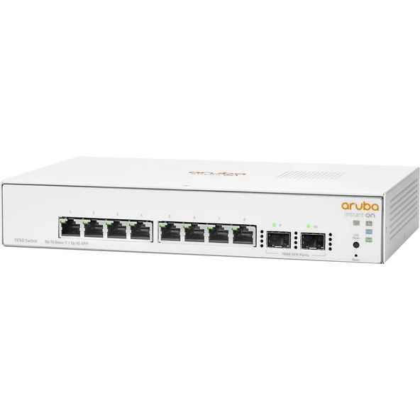 HPE ARUBA ION JL680A 1930-8G 8PORT 10/100/1000 YÖNETİLEBİLİR SWITCH(JL380A YERİNE) - Resim 5