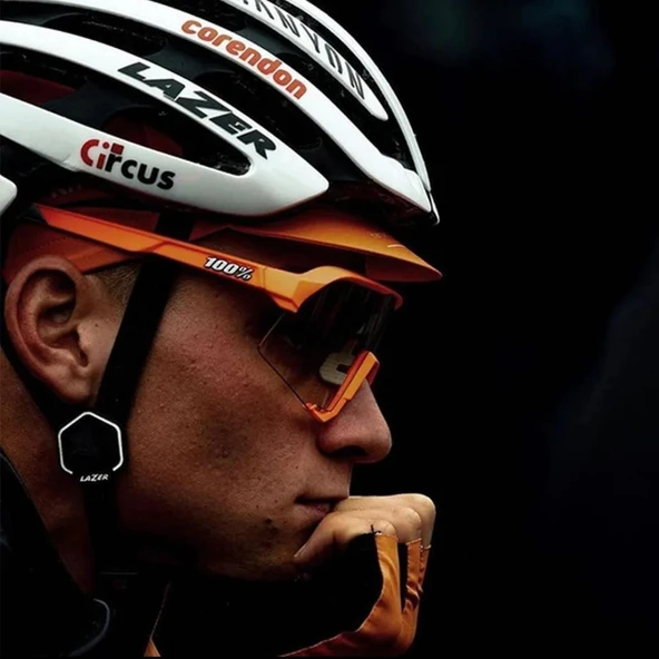 XBYC G4681 %100 Bisiklet Sürüş Gözlüğü Polarize Cam Yarı Çerçevesiz Spor Gözlüğü UV400 Lens Siyah - 5