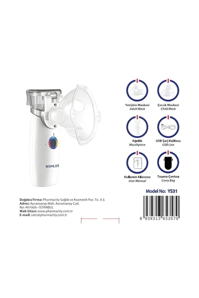 Wohler Taşınabilir Mesh Nebulizatör - 5