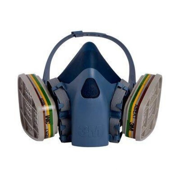 3M 6059 ABEK1 Org.-İnorg. Asit-Amon. Gaz Buhar Filtresi PAKET İÇİ 8 ADET - 5