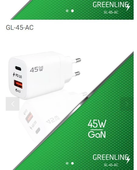 Redline Gl-45-Ac  Charge Şarj Başlığı Usb + Type-C, Kablosuz ürün görseli