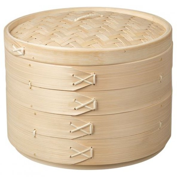 Buharda Pişirici, Bambu IKEA Hacim: 5.0 lt-16 Cm Buharda Pişirici