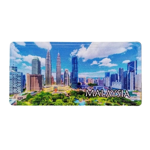 Malezya Temalı Plaka Magnet ürün görseli