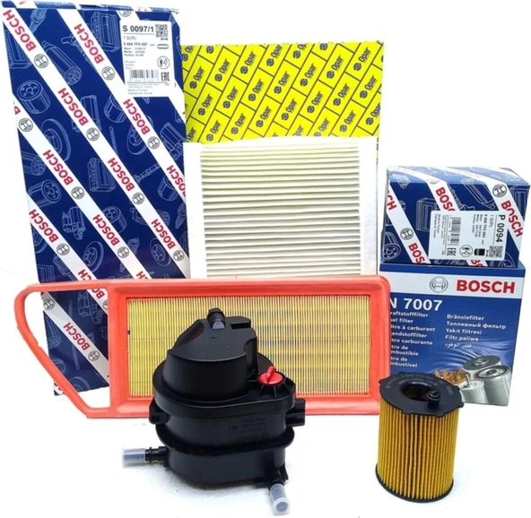 Citroen Nemo 1.4 Uyumlu Hdi Filtre Bakım Seti (2008-2014) ürün görseli