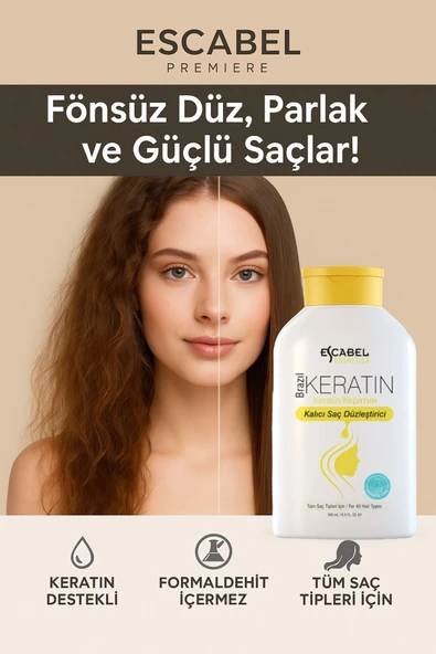 Escabel Brezilya Keratin - Resim 3