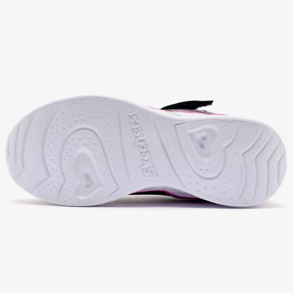 Skechers S-lights Heart Lights Retro Hearts 302689L Işıklı Ortopedik Çocuk Spor Ayakkabı - Resim 5