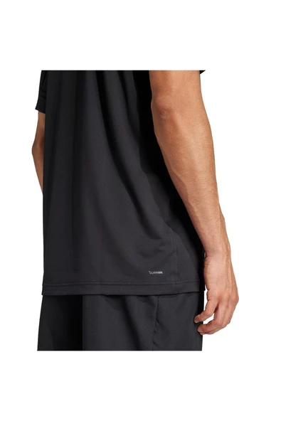 adidas Erkek  Siyah  Polo T-shirt CLUB PIQUE POLO JF8424 - Resim 6