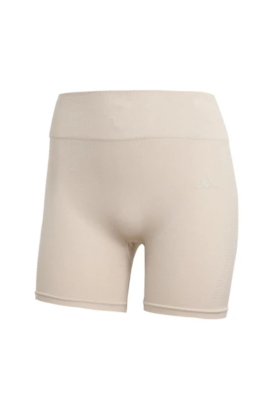 adidas Kadın  Bej  Şort WE KNIT 4IN SH JX3921 ürün görseli 1