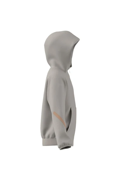 adidas Unisex Çocuk  Bej  Ceket J Z.N.E.FZ JW4005 - Resim 10