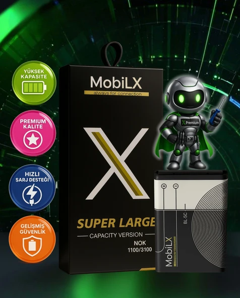 Xpremium Nokia BL-5C / 6230 / N70 / 6630 Batarya - 1