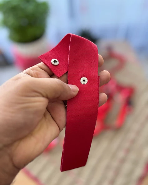 İtaly Tasarımlı, Kırmızı Renk Yüksek Kalite Tampon & Çeki ipi - Resim 3