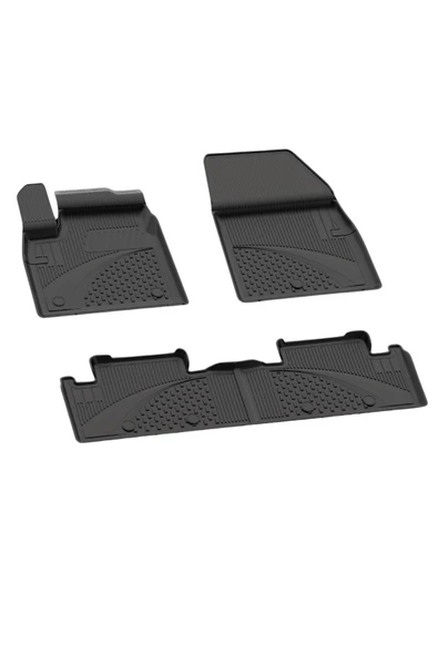 Sahler Renault Megane E-Tech 2022 Sonrası 4.5D Paspas 3D Rizline Bagaj Havuzu - Resim 3