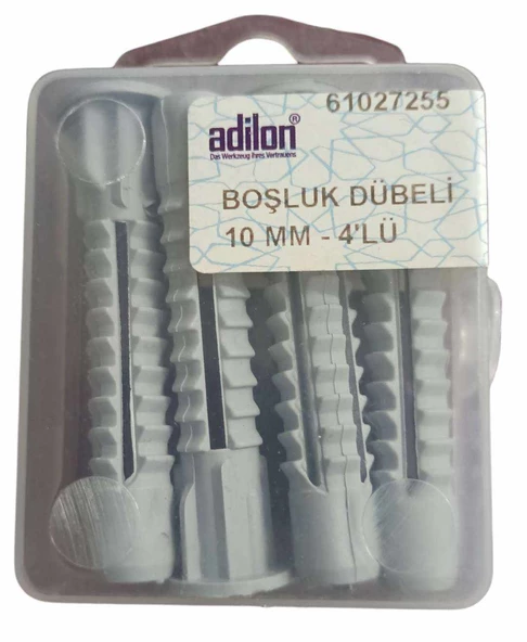 ADİLON BOŞLUK DÜBELİ 10 MM 4'LÜ