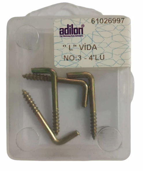 ADİLON L VİDA NO : 3-4'LÜ - 1