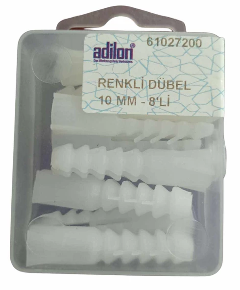 ADİLON RENKLİ DÜBEL 10 MM-8'Lİ