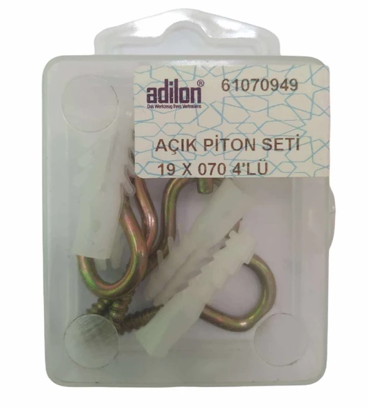 ADİLON AÇIK PİTON SETİ 19 X 070 4'LÜ - 2
