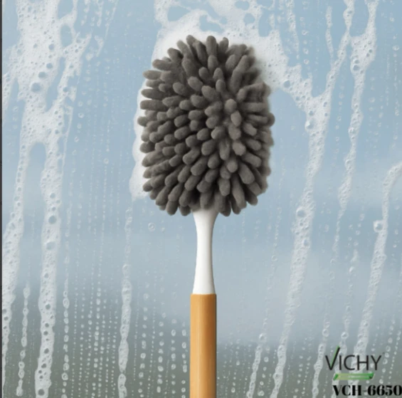 Vichy Bambu Saplı Mikrofiber Bezli Köpük Fırçası VCH-6650 ürün görseli
