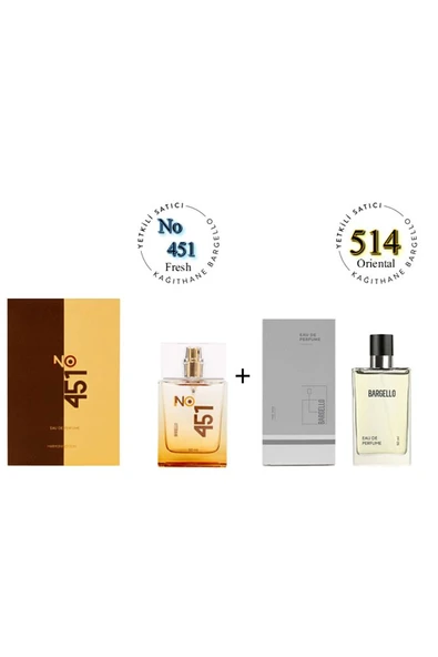 No:451 + 514 Unisex / Erkek Parfüm Edp 50 ml Fresh / Oriental - Mnms50no451514 ürün görseli