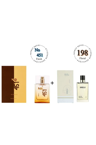 No:451 + 198 Unisex / Kadın Parfüm Edp 50 ml Fresh / Floral - Mnms50no451198 ürün görseli 1