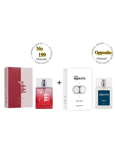 No: 199 + Opposıte Unissex / Erkek Parfüm Edp 50 ml Oriental  - Mnms50no199ops ürün görseli