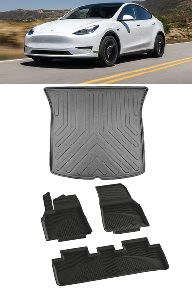 Sahler Tesla Model Y 2019-2024 4.5D Paspas 3D Bagaj Havuzu Set