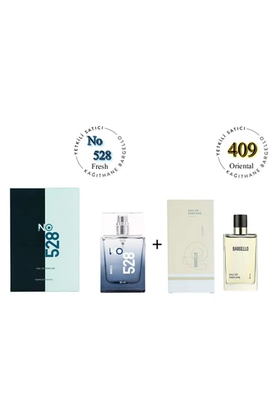 No: 528 + 409 Erkek / Kadın Parfüm Edp 50 ml Fresh / Oriental - Mnms50no528409 ürün görseli