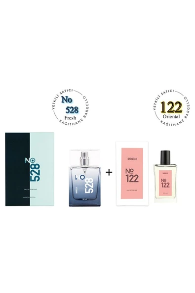 No: 528 + 122 Erkek / Kadın Parfüm Edp 50 ml Fresh / Oriental - Mnms50no528122 ürün görseli