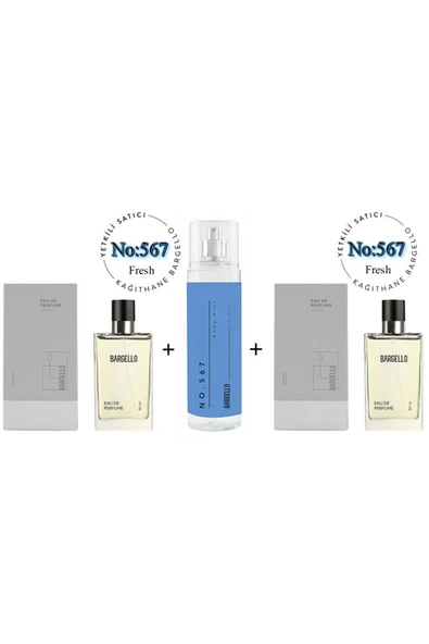 567 + 567 Erkek Parfüm 50 ml Edp Fresh + No:567 Erkek Body Mist Edt 210 ml Fresh - mnms567bmset ürün görseli