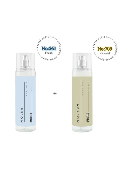 No:561 No:709 Erkek Body Mist 210 ml Edt - Brg Kozmetik A.ş ürün görseli