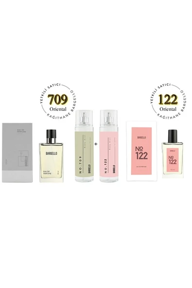 709 122 Edp 100 ml Kadın Parfüm Set No:709 No:122 Edt Body Mist - Mnms50709bmno122 ürün görseli