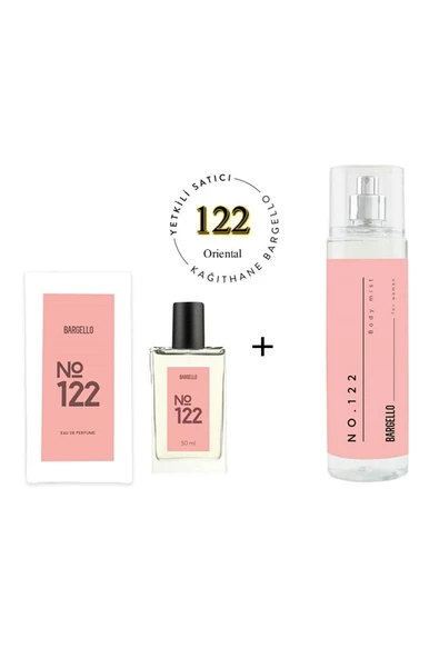 122 Kadın Parfüm Edp 50 ml No:122 Kadın Edt Body Mist 210 ml - Mnmsbmeori122bmno122 ürün görseli