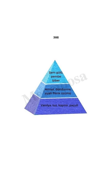 308 Kadın Parfüm Edp 50 ml Fresh mnms50308 - Resim 2