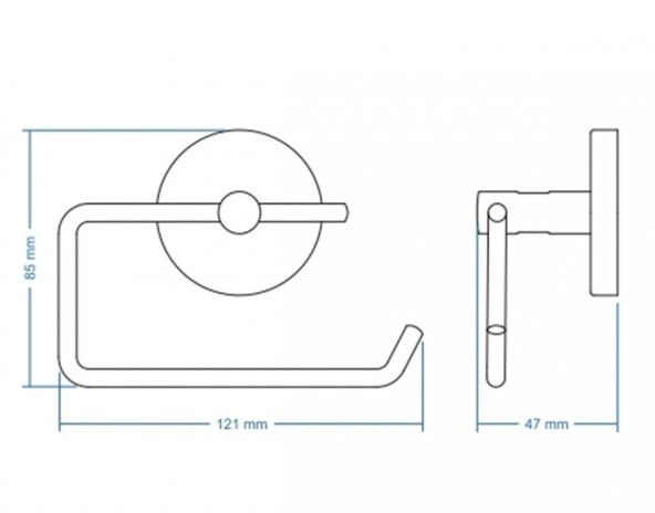 Natura Tuvalet Kağıtlık Kapaksız Deppot - 3