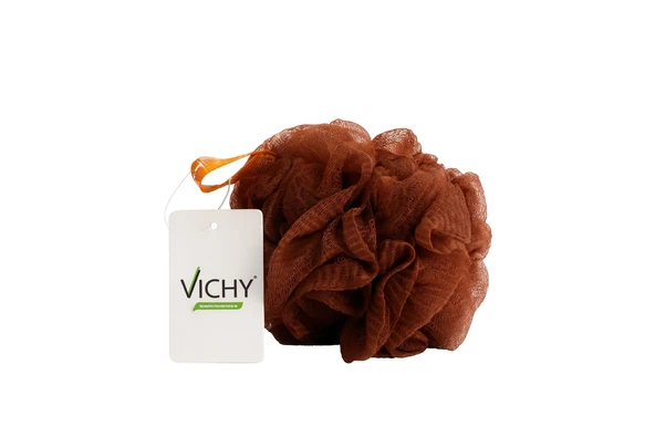 VICHY Vichy Banyo Lifi Yumuşak Top Lif Naturel Ponpon Banyo Lifi  VCH-6581 60 GR ürün görseli