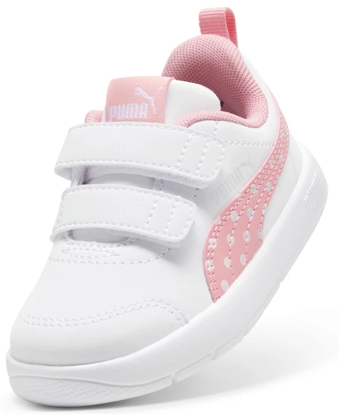 Puma Courtflex V3 Dotty V Inf 398759-05 Ortopedik Bebek Çocuk Spor Ayakkabı - Resim 4