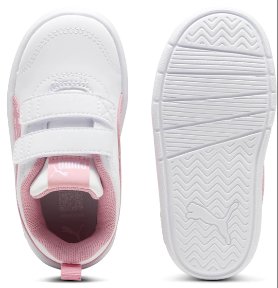 Puma Courtflex V3 Dotty V Inf 398759-05 Ortopedik Bebek Çocuk Spor Ayakkabı - Resim 6