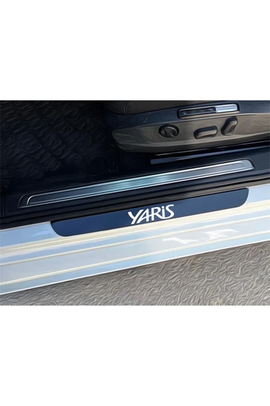 TOYOTA YARİS PLEKSİ KAPI EŞİĞİ PİANO BLACK 4 PARÇA - 1