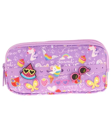 Kaukko Kids 3 Bölmeli Kalem Çantası Fancy Summer L8245