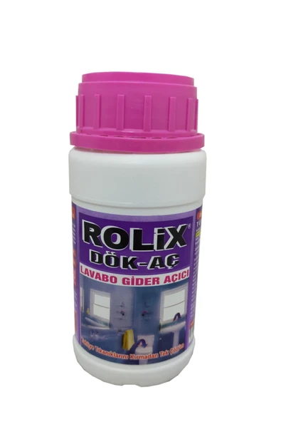 Rolix Lavabo Aç Asit Tıkanık Lavabo Açma 500gr Tahliye Açıcı Kimyasal Ilaç