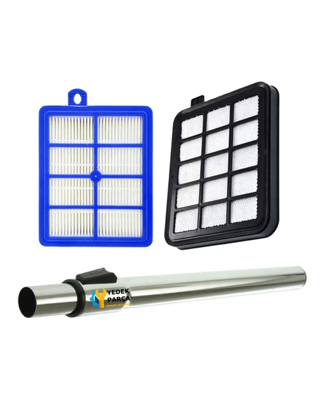 Grundig Uyumlu VCC 7870 Süpürge Teleskopik Borusu ve Filtresi Seti ürün görseli