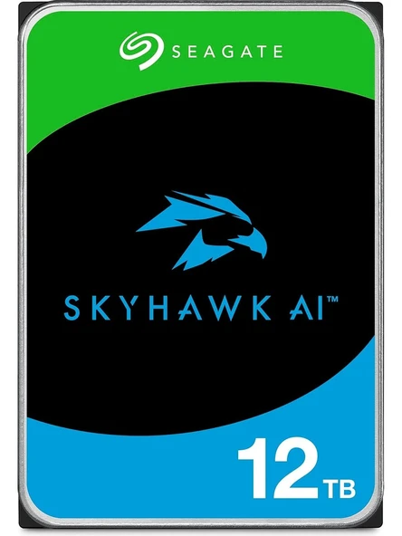 SEAGATE SkyHawk AI Surveillance 12TB 7200rpm 512MB Sata3 7/24 Güvenlik 3.5'' Harddisk (ST12000VE003)