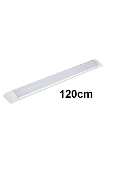 VİP AYDINLATMA 8 Adet Beyaz Ledli 120cm 40w ''ultra Aydınlık Pro'' Led Bant Armatür Florasan Armatürü Yüksek Lümen - 2