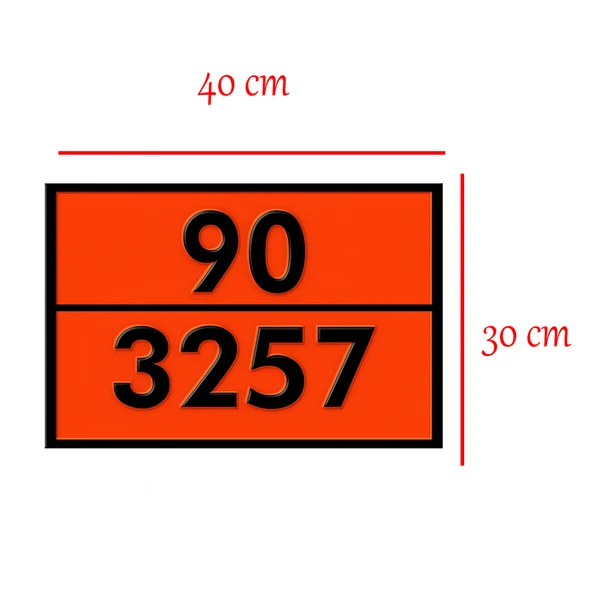 Metal 40x30 cm Levha (1 Adet) 99-3257 Tehlikeli Madde Uyarısı 100° Üstü Sıcak Madde Uyarı Levhası - Resim 3