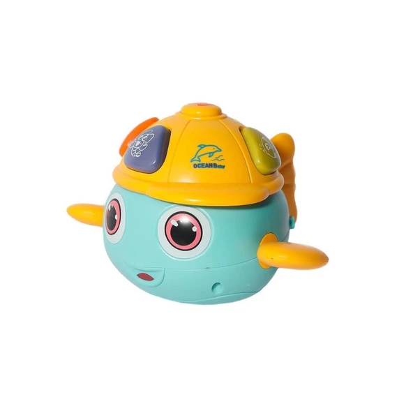 855-99A - IŞIKLI MÜZİKLİ BALIK BEBEK PİYANOSU - 2