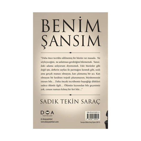 Benim Şansım - Sadık Tekin Saraç - Resim 3